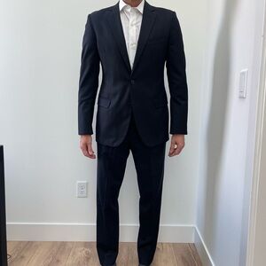 Brooks Brothers Men’s Fitzgerald Fit Two-Button 1818 Suit Navy 40R/34W